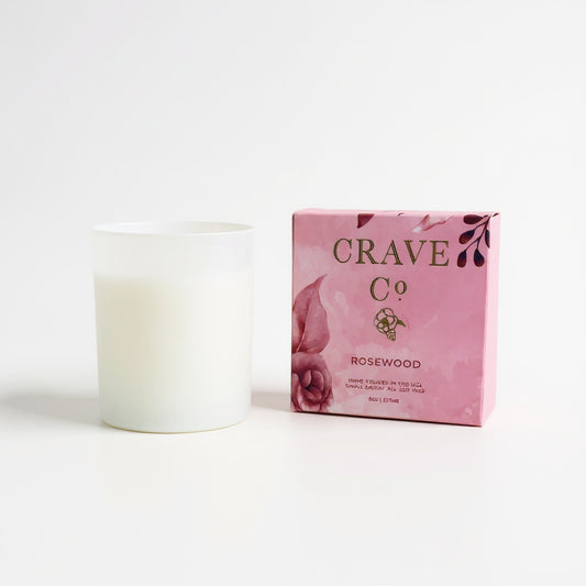 Rosewood Boxed Candle