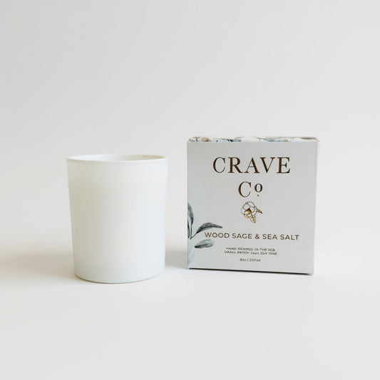 Wood Sage & Sea Salt Box Candle
