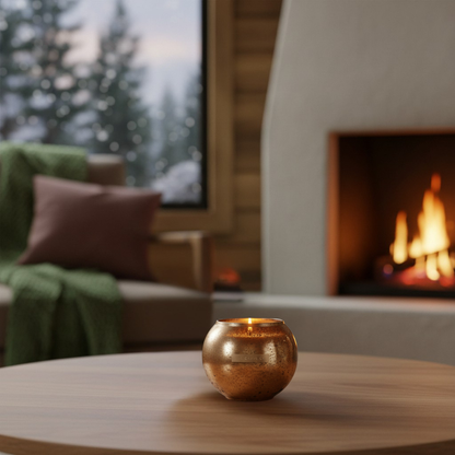 Mercury Glass Candle [8oz] [Copper]