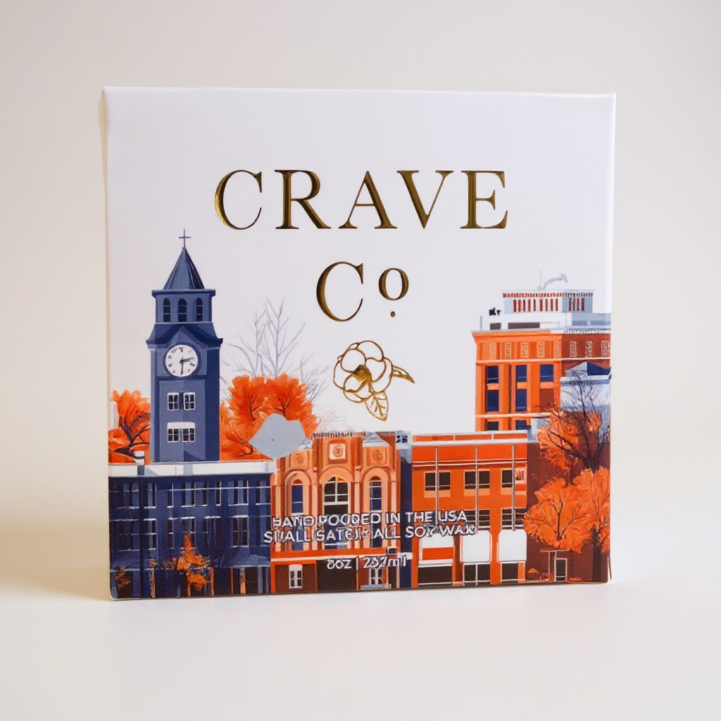 Auburn University Box Candle