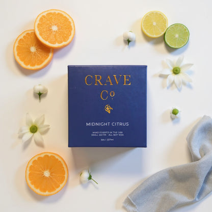 Midnight Citrus Boxed Candle