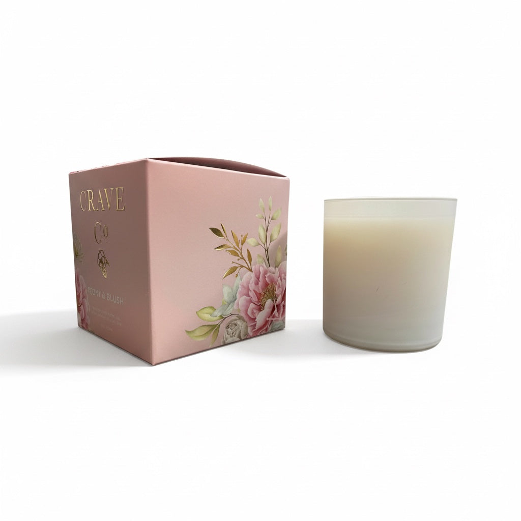 Peony & Blush Boxed Candle