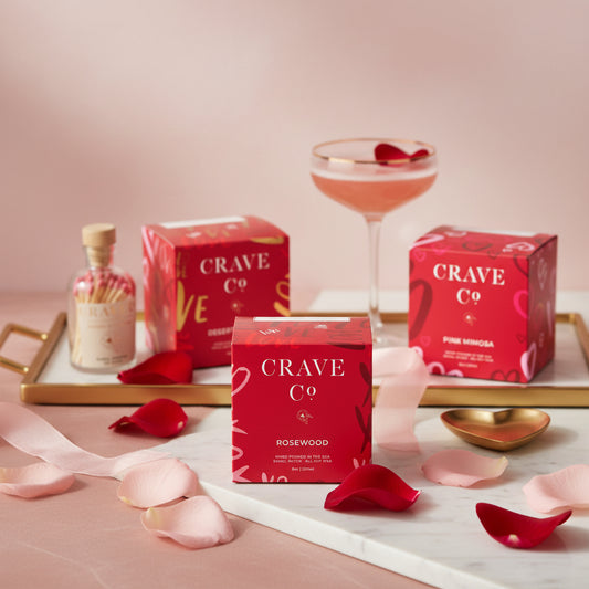 Large Valentines Day Box Candles