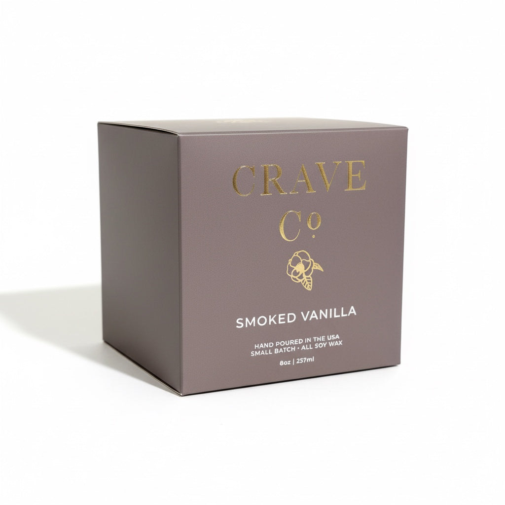 Smoked Vanilla Boxed Candle