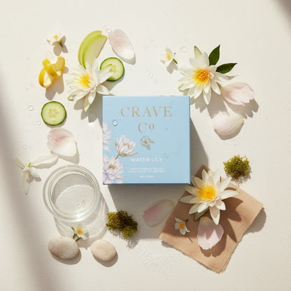 Water Lily Boxed Candle